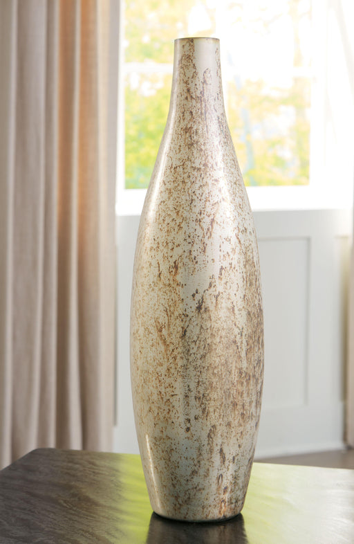 Ashley Plawite Vase - Antique Silver Finish