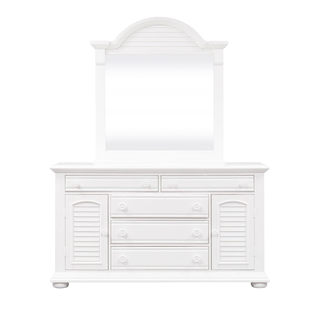 Liberty Furniture Summer House - Dresser & Mirror - White