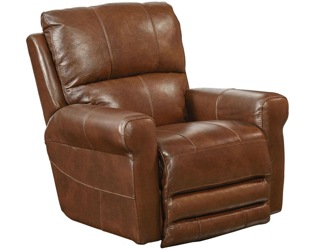 Catnapper Hoffner - Swivel Glider Recliner - Chestnut