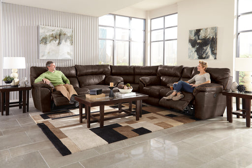 Catnapper Milan - Lay Flat Reclining Sofa - Leather