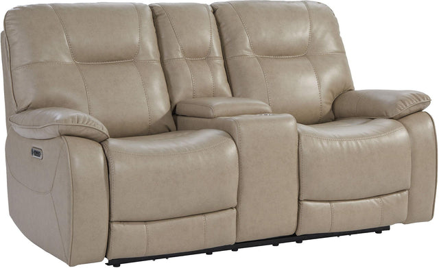 Parker House Axel - Power Console Loveseat - Parchment