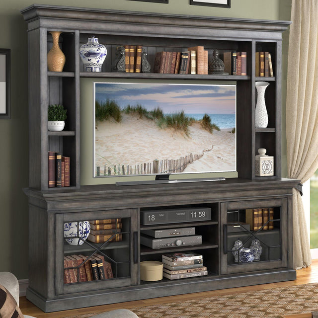 Parker House Sundance - Console with Hutch - Smokey Grey