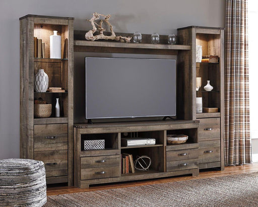 Ashley Trinell - Brown - 4 Pc. - Entertainment Center - 63" TV Stand