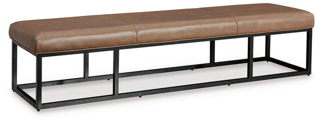 Ashley Joston Accent Bench - Caramel