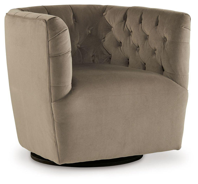 Ashley Hayesler Swivel Accent Chair - Cocoa