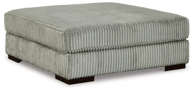 Ashley Lindyn Oversized Accent Ottoman - Fog