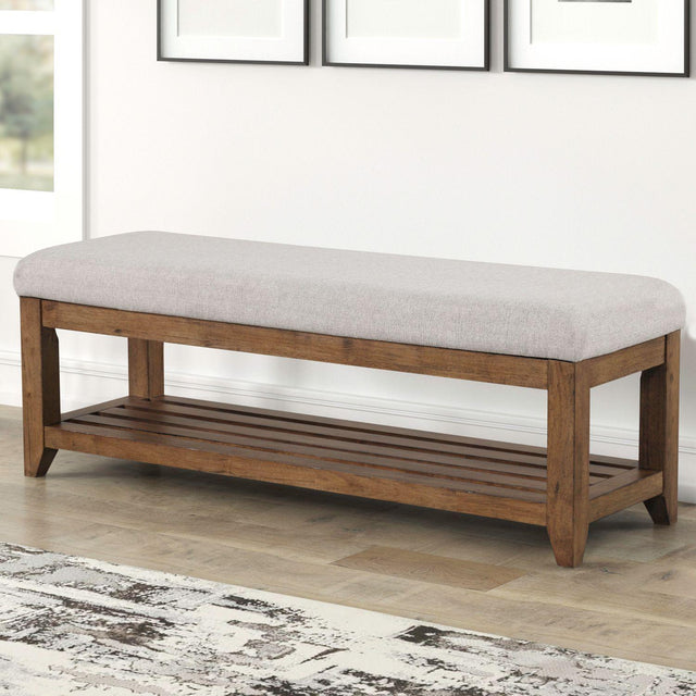 Liberty Furniture Shaker Lakes - Bed Bench - Brown