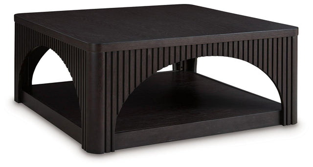 Ashley Yellink Square Cocktail Table - Black