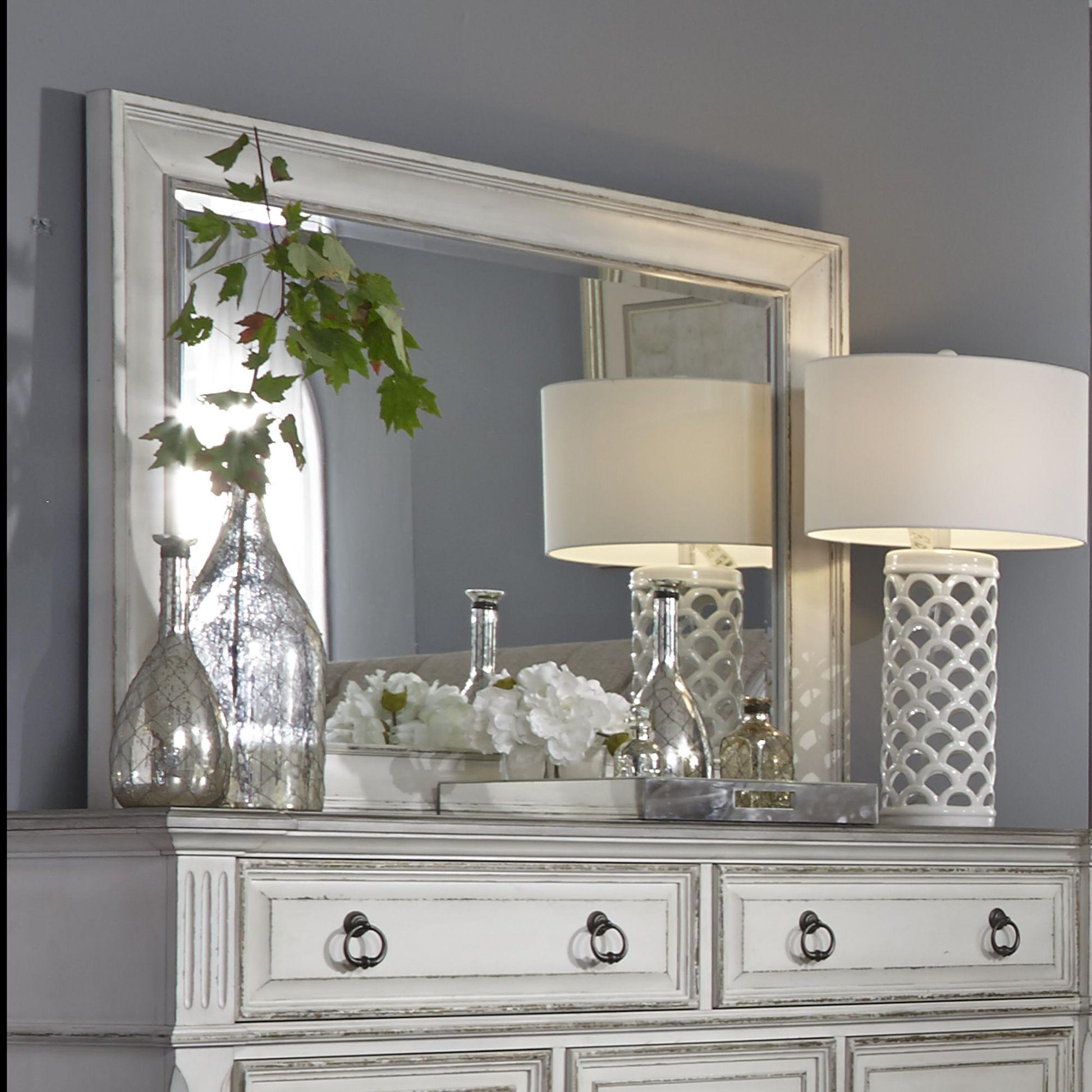 Liberty Furniture Abbey Park Mirror White – FurnitureDepotOhio
