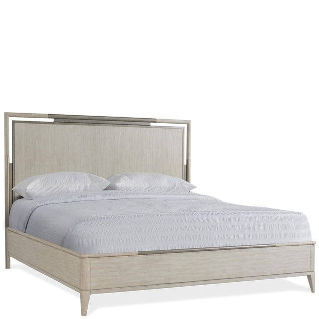 Riverside Furniture Maisie - King Panel Bed - Champagne