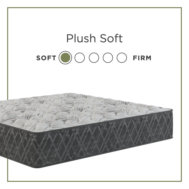 Tempur Sealy Sherwood - Moonlite Plush Innerspring Mattress - Twin Long