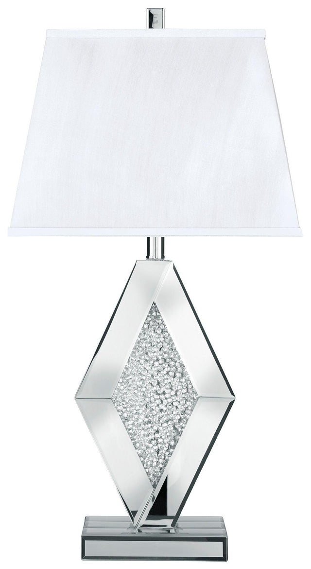 Ashley Prunella Mirror Table Lamp (1/CN) - Silver Finish