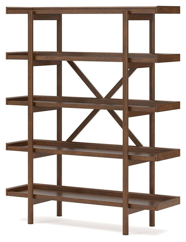 Ashley Lyncott Bookcase - Brown