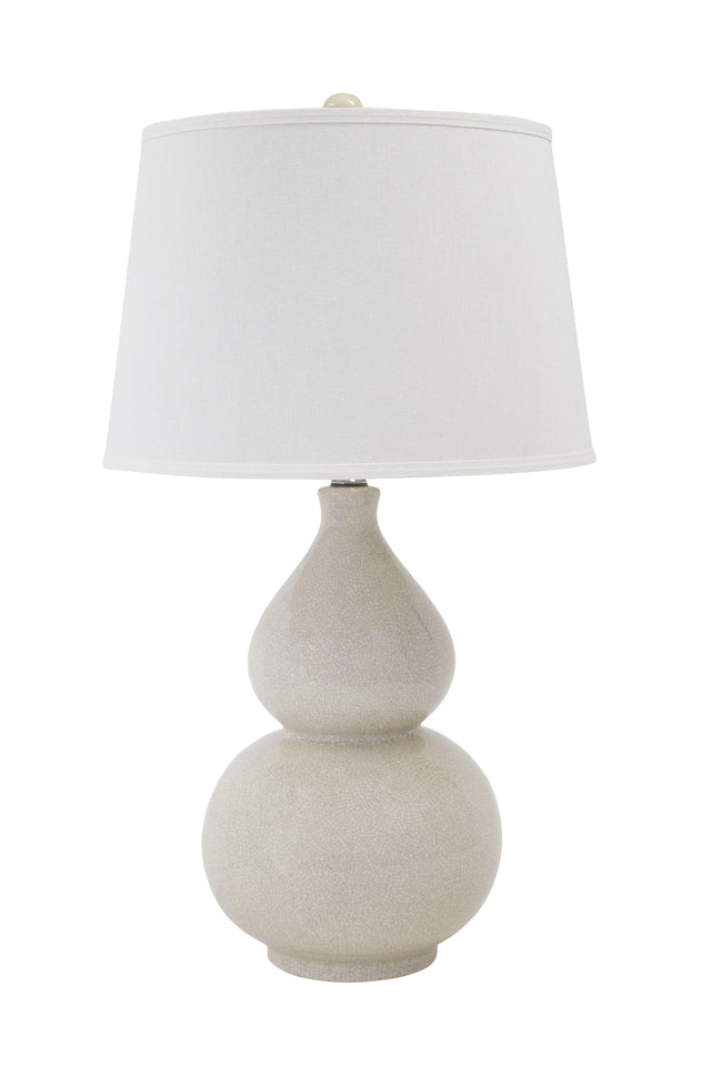 Ashley Saffi Ceramic Table Lamp (1/CN) - Cream