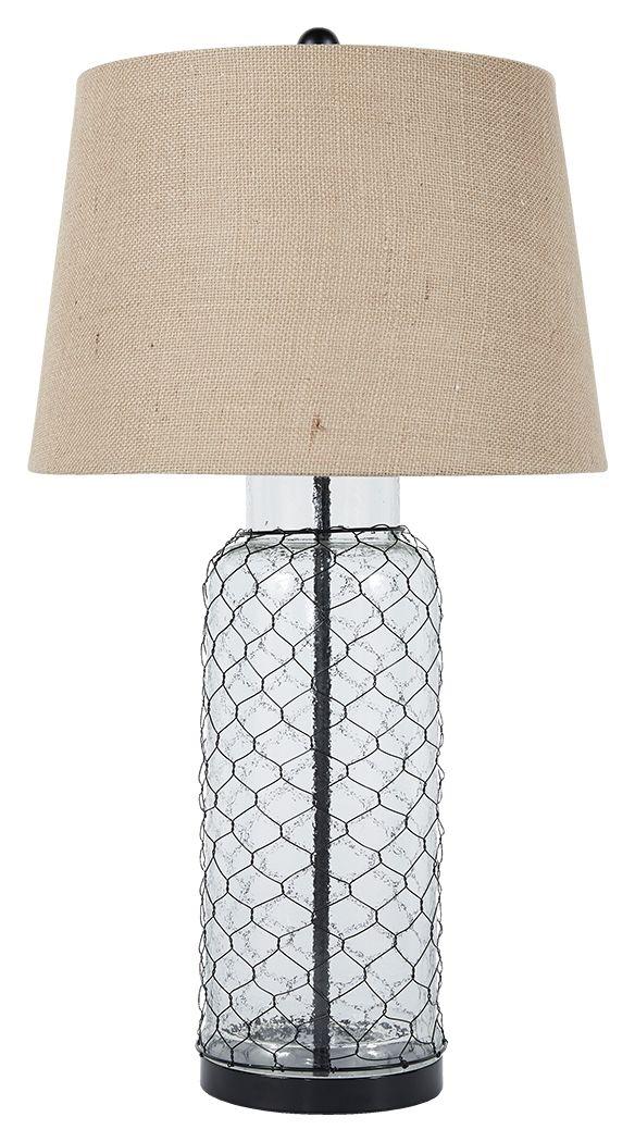 Ashley Sharmayne Glass Table Lamp (1/CN) - Transparent