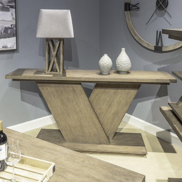 Liberty Furniture Aspen Sky - Sofa Table - Weathered Saddle Brown