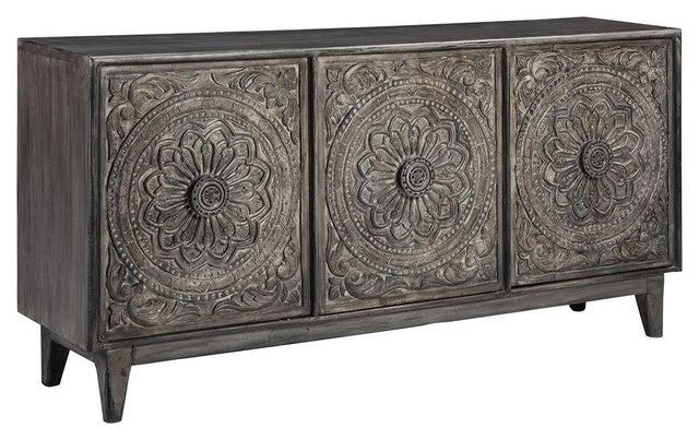 Ashley Fair Ridge Accent Cabinet - Dark Brown