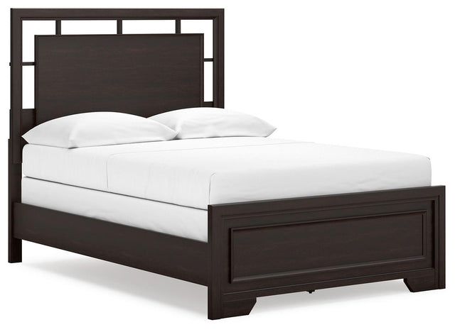 Ashley Covetown - Dark Brown - Full Panel Bed