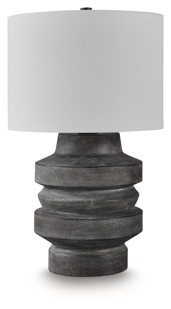 Ashley Wahida Poly Table Lamp (1/CN) - Distressed Black