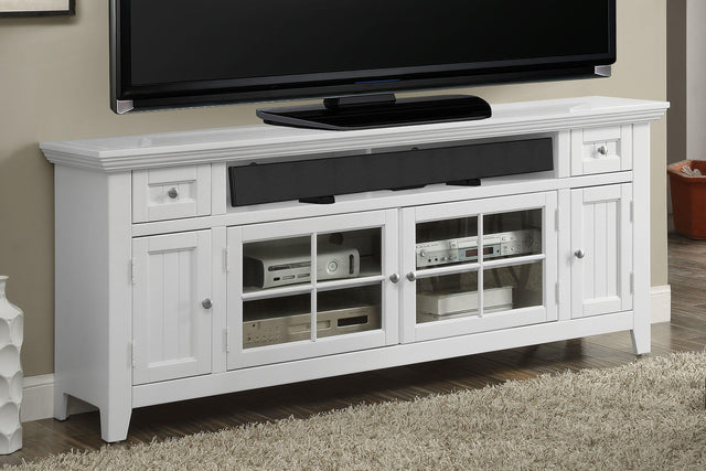 Parker House Tidewater - TV Console (72") - Vintage White