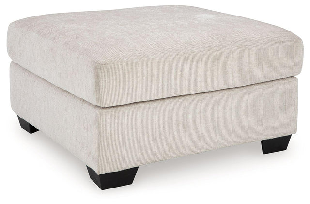 Ashley Aviemore Oversized Accent Ottoman - Stone