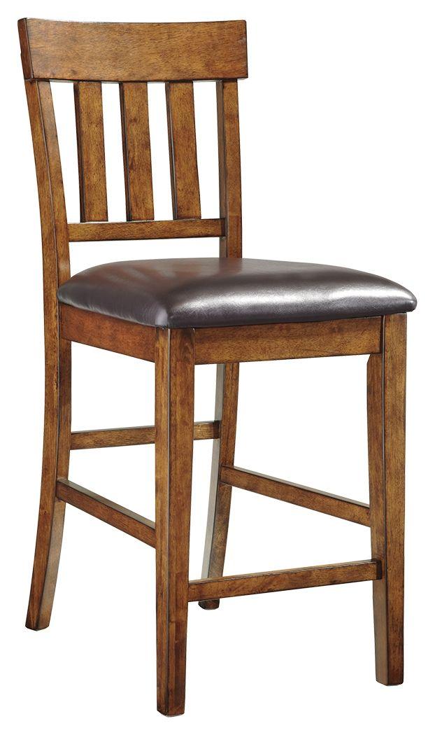 Ashley Ralene Upholstered Barstool (2/CN) - Medium Brown