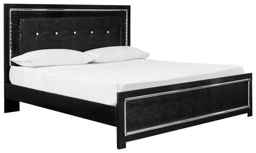 Ashley Kaydell - Black - King Upholstered Panel Bed
