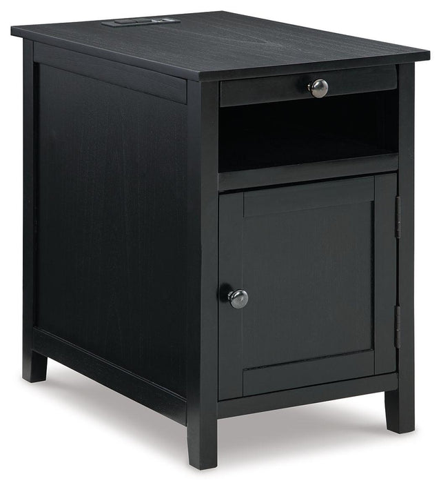 Ashley Treytown Chair Side End Table - Black