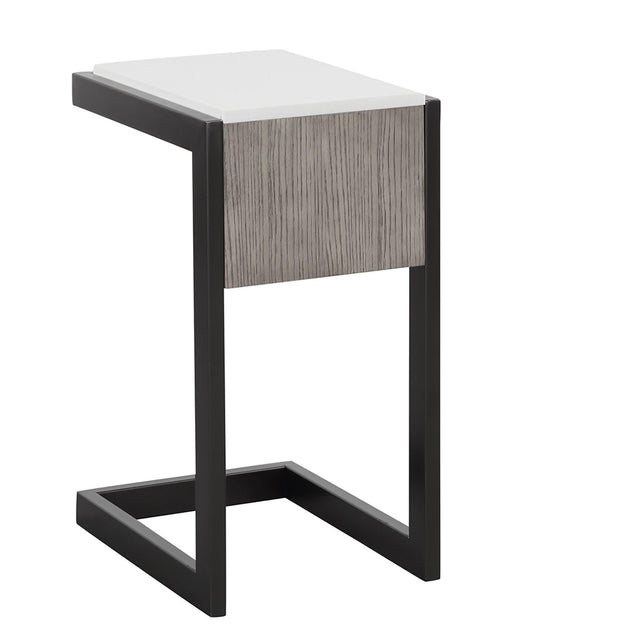 Parker House Pure Modern - C-Table with Quartz Top - Moonstone