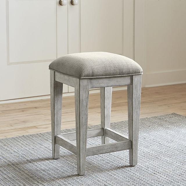 Liberty Furniture Heartland - Upholstered Console Stool - White