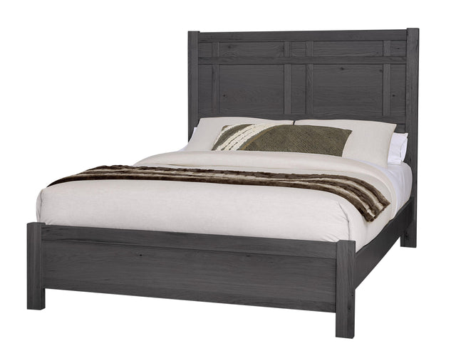 Vaughan-Bassett Custom Express - California King Architectural Bed - Graphite