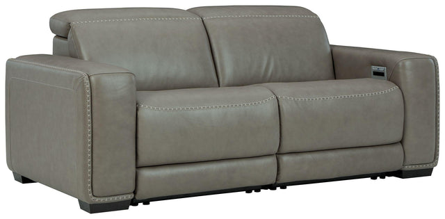 Ashley Correze - Gray - 2-Piece Power Reclining Sectional