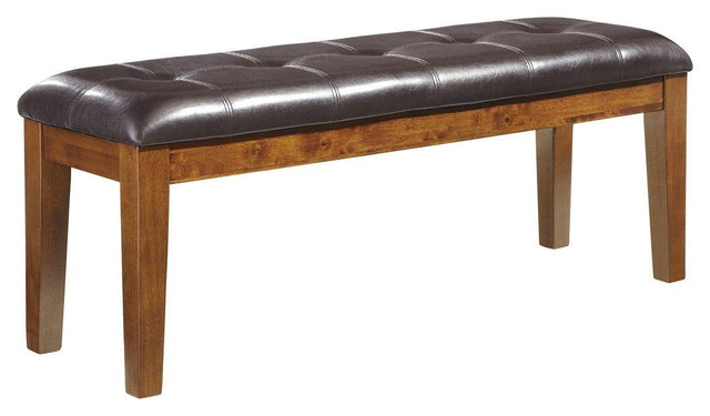 Ashley Ralene Large UPH Dining Room Bench - Medium Brown