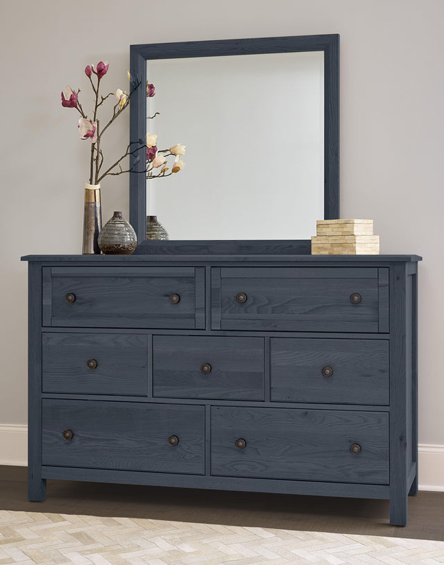 Vaughan-Bassett Custom Express - Dresser 7 Drawers - Indigo