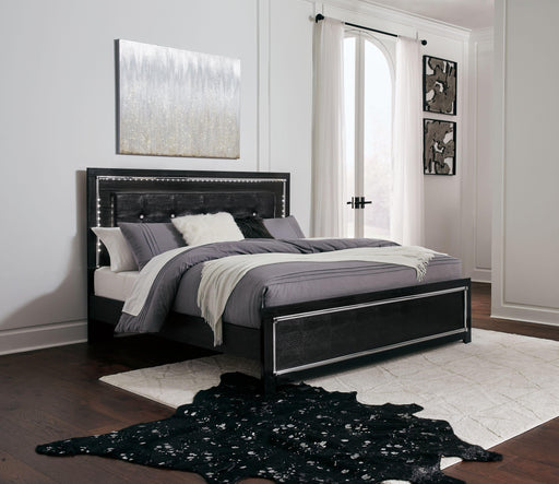 Ashley Kaydell - Black - King Upholstered Panel Bed