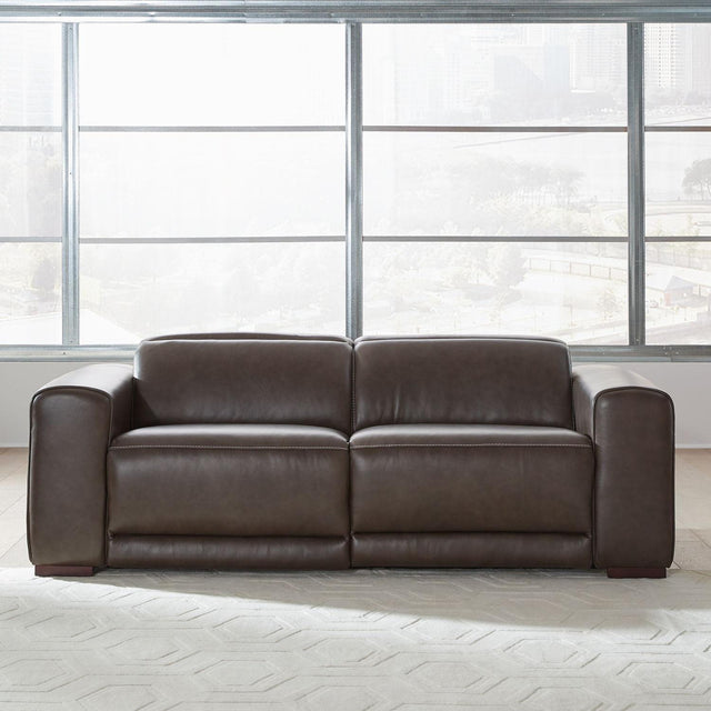 Liberty Furniture Deacon - 2 Piece Sofa - Boston Charcoal Leather