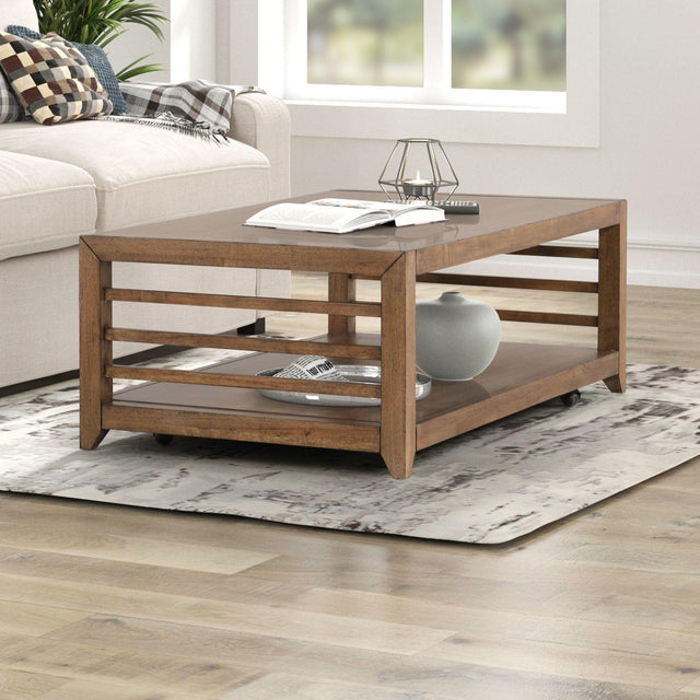 Liberty Furniture Shaker Lakes - Cocktail Table - Brown