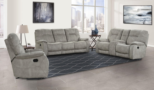 Parker House Cooper - Manual Reclining Sofa Loveseat And Recliner - Shadow Natural