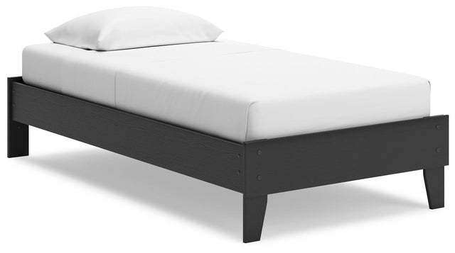 Ashley Socalle Twin Platform Bed - Black