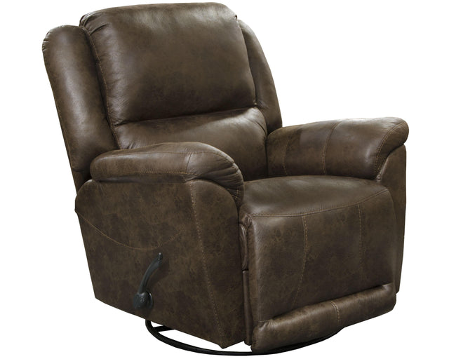 Catnapper Cole - Chaise Swivel Glider Recliner - Mink - 42"