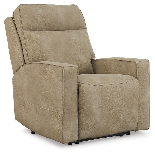 Ashley Next-Gen Durapella PWR Recliner/ADJ Headrest - Sand