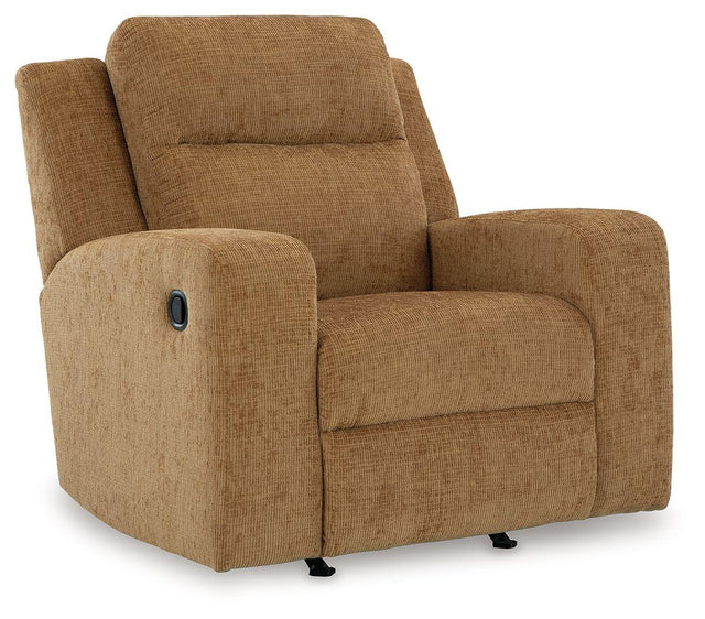 Ashley Kanlow Rocker Recliner - Honey