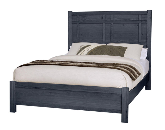 Vaughan-Bassett Custom Express - Queen Architectural Bed - Indigo