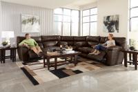 Catnapper Milan - Power Lay Flat Reclining Sofa - Leather