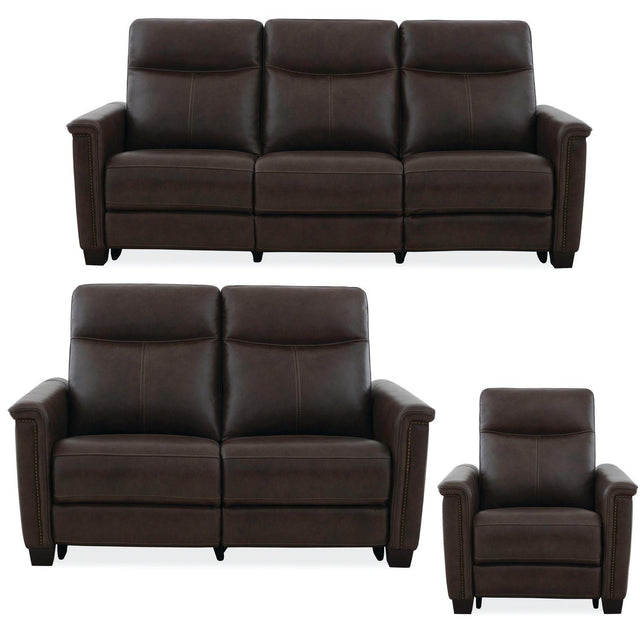 Liberty Furniture Crawford - Sofa With Loveseat & Recliner - Finch Cacao