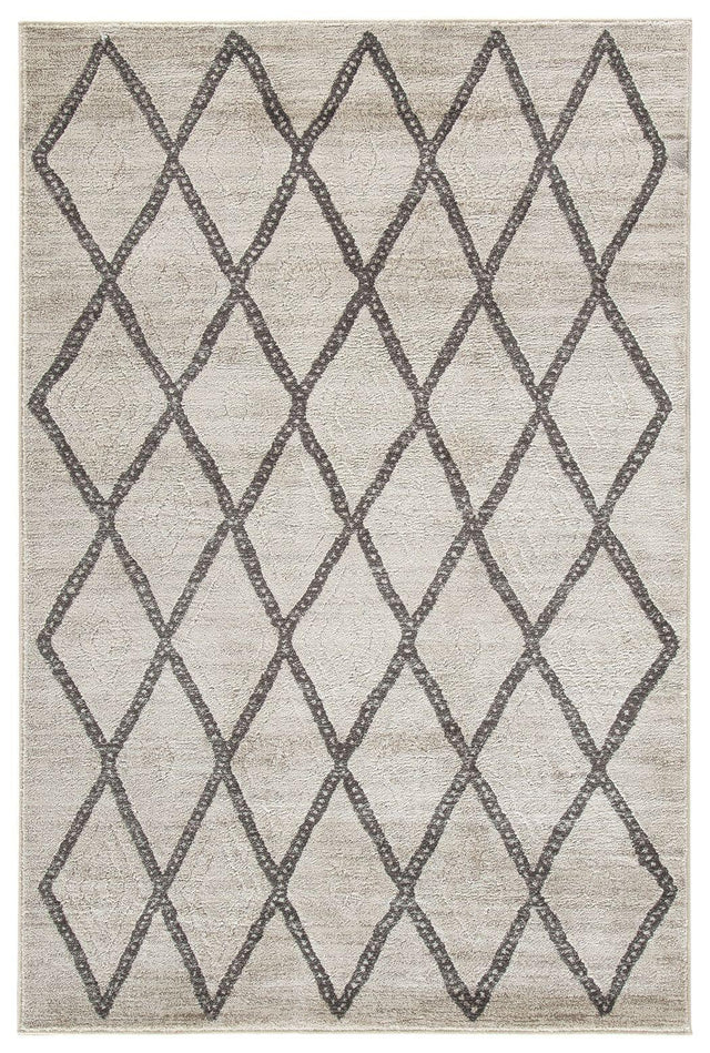 Ashley Jarmo Medium Rug - Cream/Gray