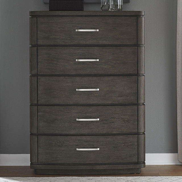 Liberty Furniture Cascade Falls - 5 Drawer Chest - Satin Espresso