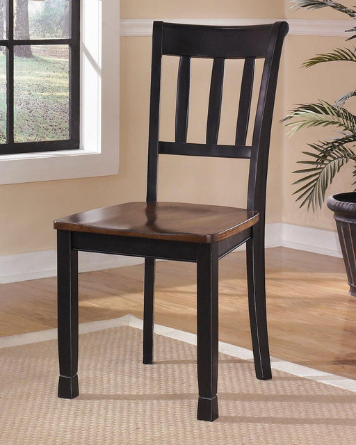 Ashley Owingsville - Dark Brown - 7 Pc. - Dining Room Table, 6 Side Chairs