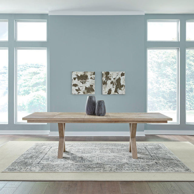 Liberty Furniture Brentwood - Double Pedestal Table - Brown