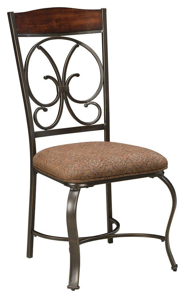 Ashley Glambrey Dining UPH Side Chair (4/CN) - Brown